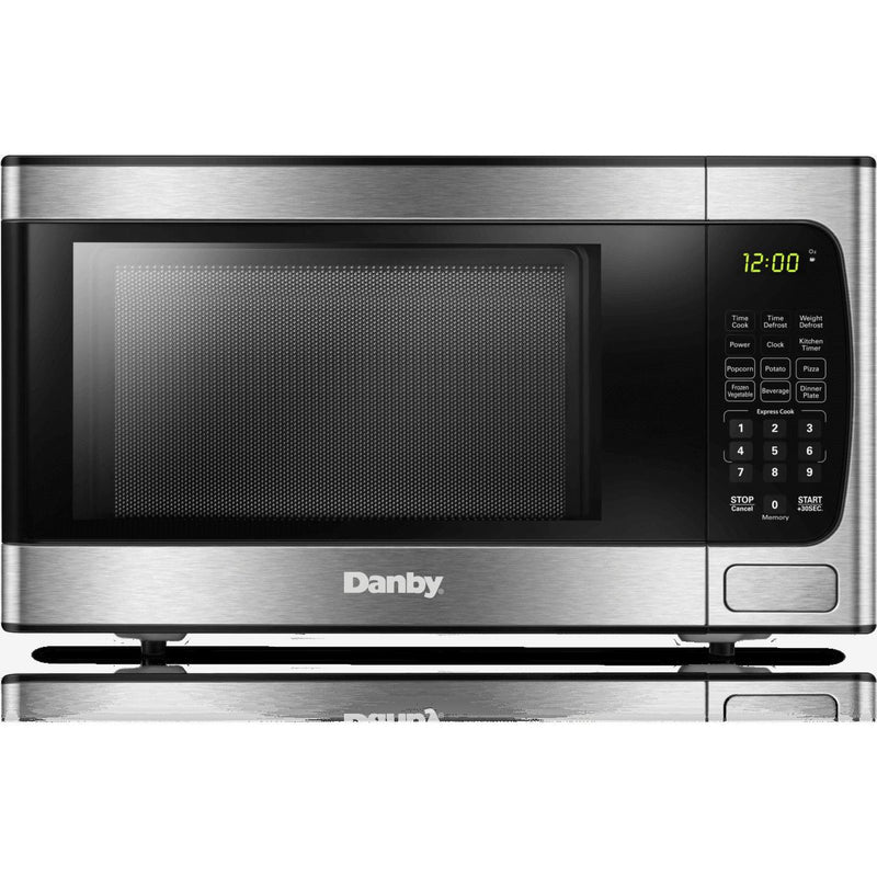 Danby 19-inch, 0.9 cu.ft. Countertop Microwave Oven with 6 Auto Cook Options DBMW0924BBS IMAGE 1