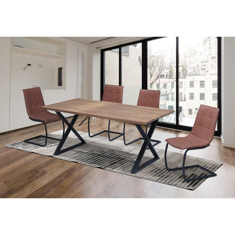 IFDC Dining Table with Pedestal Base T 1812 IMAGE 2