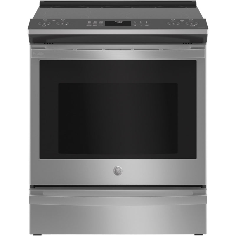 GE Profile 30-inch Slide-in Electric Range with Air Fry Technology PSS93YPFS IMAGE 1