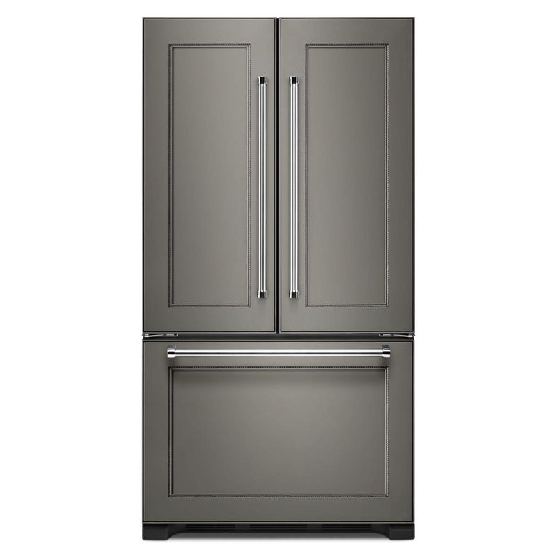 KitchenAid 36-inch, 22 cu.ft. Counter-Depth French 3-Door Refrigerator with Interior Water Dispenser KRFC302EPA IMAGE 2