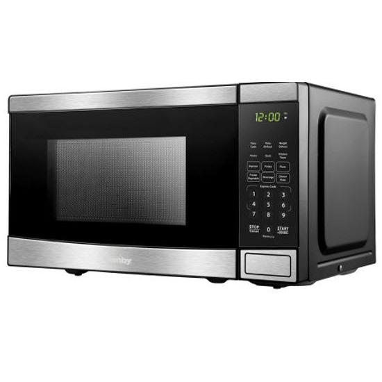 Danby 17-inch, 0.7 cu.ft. Countertop Microwave Oven with 6 Auto Cook Options DBMW0721BBS IMAGE 2