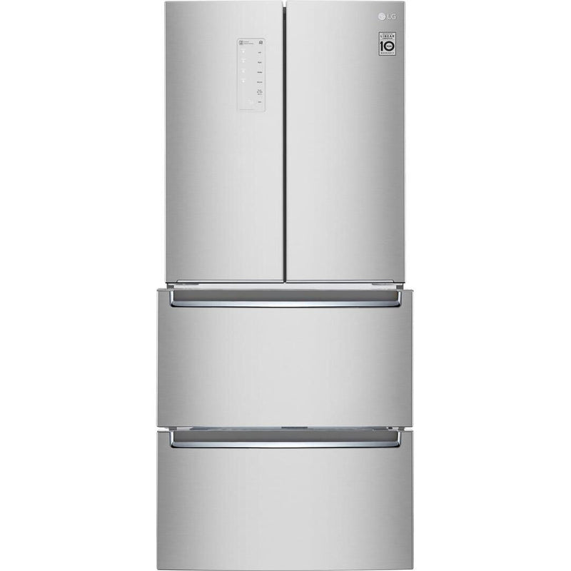 LG 30-inch, 14.3 cu.ft. Freestanding French 4-Door Refrigerator with Multi-Air Flow™ System LRKNS1400V IMAGE 1