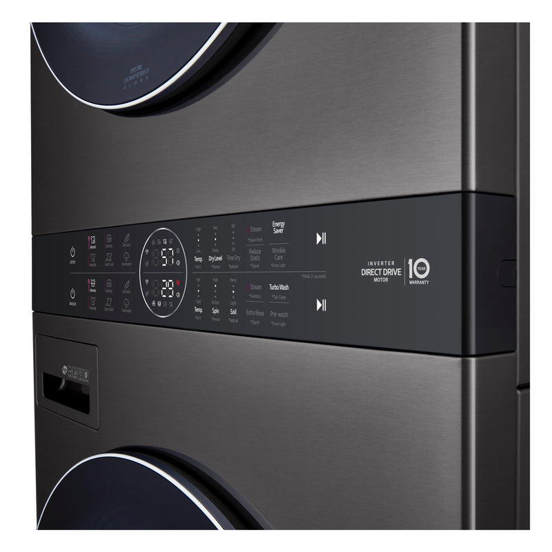 LG Stacked Washer/Dryer Electric Laundry Center with TurboWash™ 360 Technology WKEX200HBA IMAGE 8