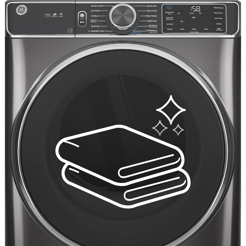GE 7.8 cu. ft. Electric Dryer with Built-in WiFi GFD55ESMNDG IMAGE 7