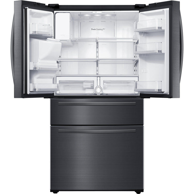 Samsung 33-inch, 25 cu.ft. Freestanding French 4-Door Refrigerator with FlexZone™ Drawer RF25HMIDBSG/AA IMAGE 5