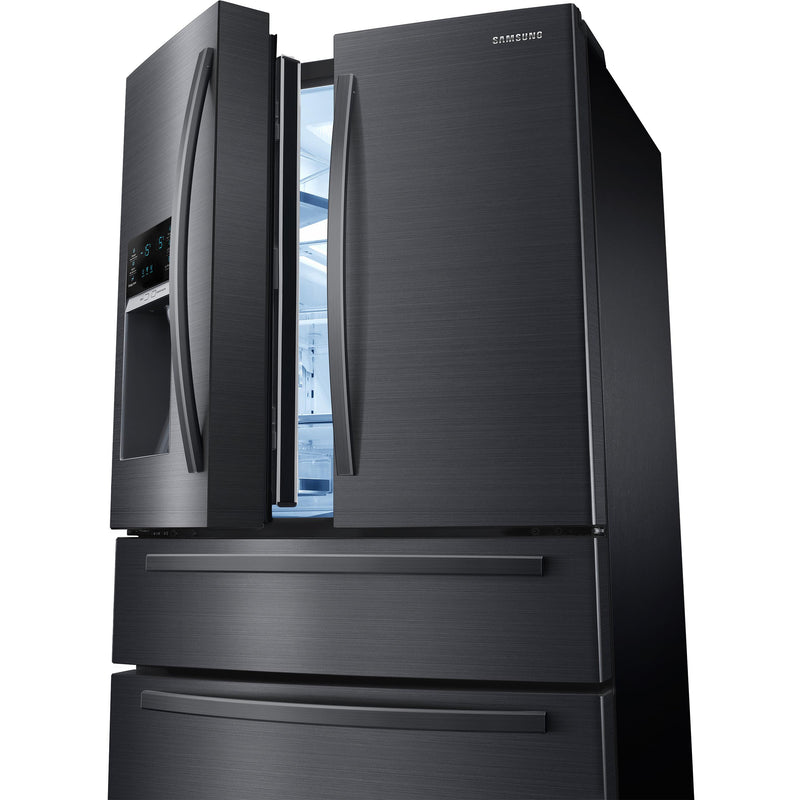 Samsung 33-inch, 25 cu.ft. Freestanding French 4-Door Refrigerator with FlexZone™ Drawer RF25HMIDBSG/AA IMAGE 9