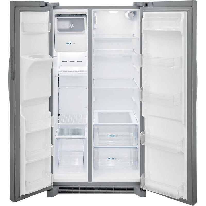 Frigidaire 36-inch, 25.6 cu.ft. Freestanding Side-by-Side Refrigerator with Ice and Water Dispensing System FRSS2623AS IMAGE 9