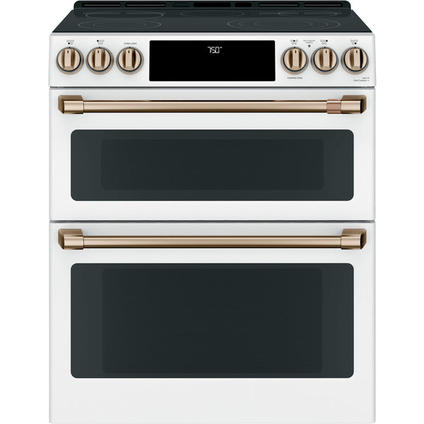 Café 30-inch Slide-in Electric Range with Convection CCES750P4MW2 IMAGE 1