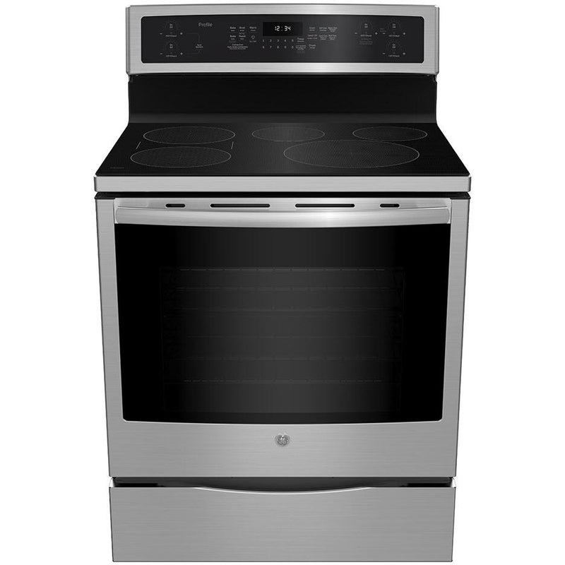 GE Profile 30-inch Freestanding Induction Range with True Convection PCHB920YMFS IMAGE 1