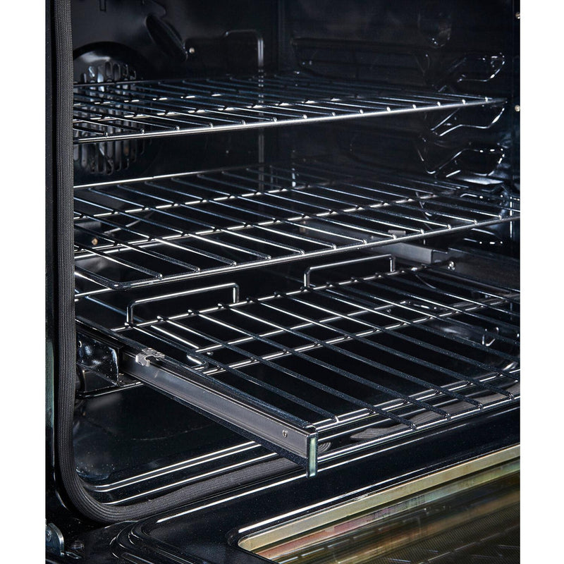 GE Profile 30-inch Freestanding Electric Range with True European Convection PCB987YMFS IMAGE 8
