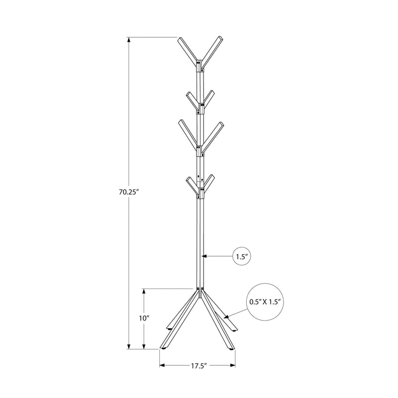 Monarch Coat Racks Coat Rack I 2057 IMAGE 10