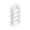 Monarch Bookcases 4-Shelf I 3617 IMAGE 10