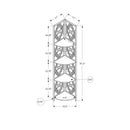 Monarch Bookcases 4-Shelf I 3621 IMAGE 10