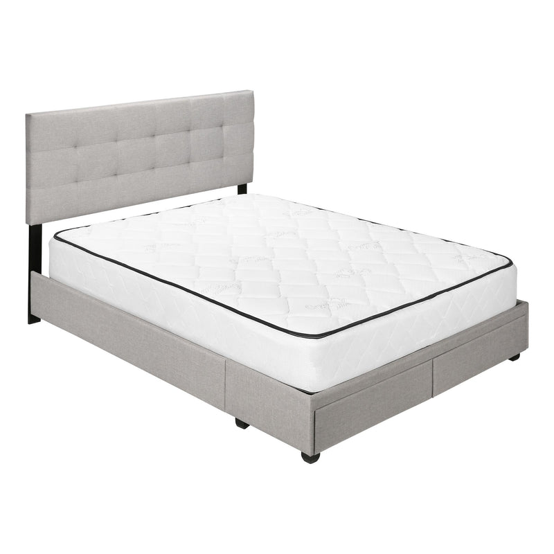 Monarch Queen Upholstered Platform Bed with Storage I 6020Q IMAGE 1