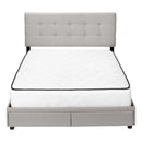 Monarch Queen Upholstered Platform Bed with Storage I 6020Q IMAGE 2