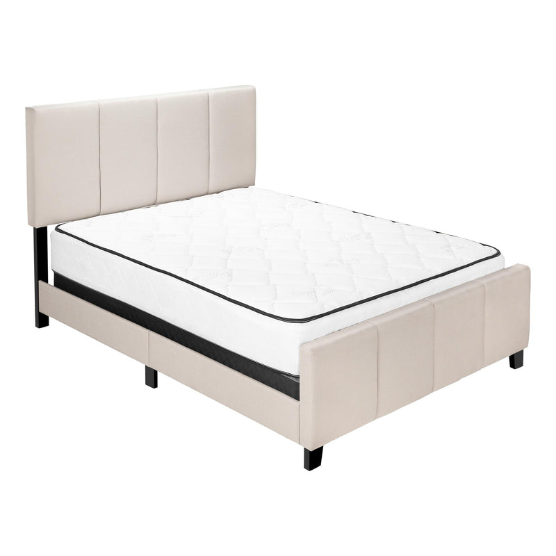 Monarch Queen Upholstered Platform Bed with Storage I 6026Q IMAGE 1