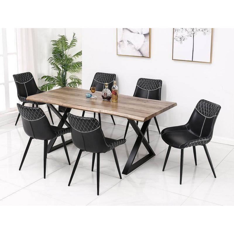IFDC Dining Table with Pedestal Base T 1811 IMAGE 2