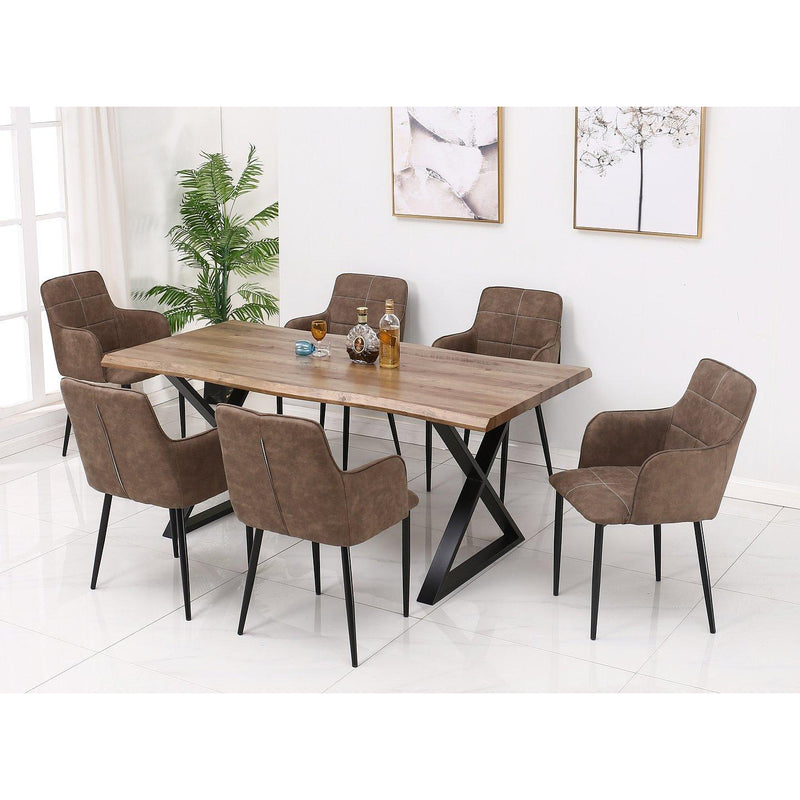 IFDC Dining Table with Pedestal Base T 1811 IMAGE 3