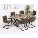 IFDC Dining Table with Pedestal Base T 1811 IMAGE 4