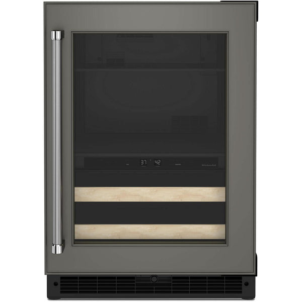 KitchenAid 24-inch, 4.89 cu. ft. Beverage Center with Glass Door KUBR214KPA IMAGE 1