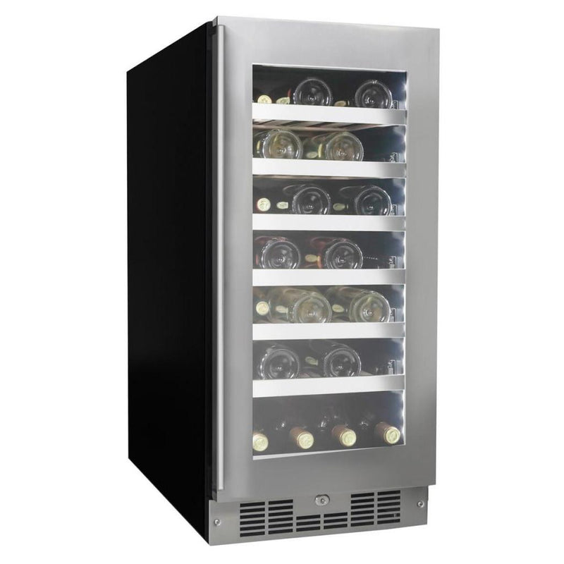 Silhouette Professional 27-Bottle Tuscany Series Wine Cooler with LED Lighting SPRWC031D1SS IMAGE 4