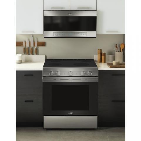 Haier 30-inch Freestanding Electric Range with Convection QCSS740RNSS IMAGE 8