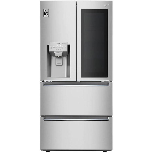 LG 33-inch, 18.4 cu.ft. Counter-Depth French 4-Door Refrigerator with SpacePlus™ Ice System LRMVC1803S IMAGE 1