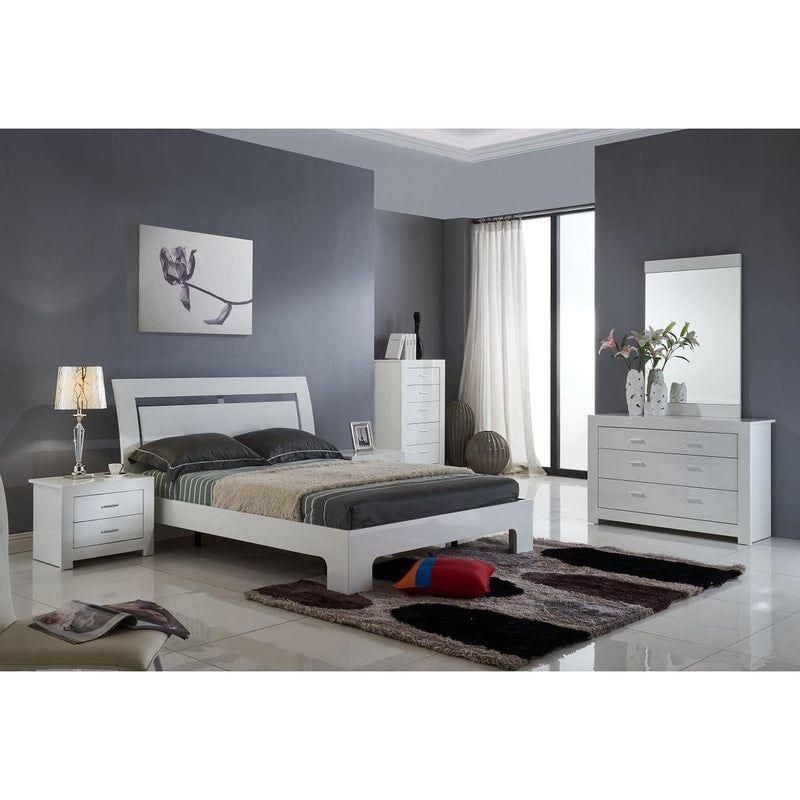 IFDC Lily King Platform Bed Lily 78" Bed IMAGE 2