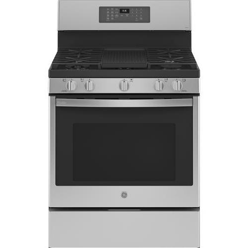 GE Profile 30-inch Freestanding Dual-Fuel Range with Wi-Fi Connectivity PC2B935YPFS IMAGE 1