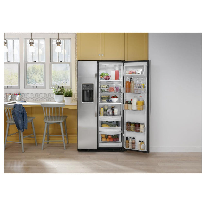 GE 33-inch, 23 cu. ft. Side-By-Side Refrigerator with Dispenser GSS23GYPFS IMAGE 10