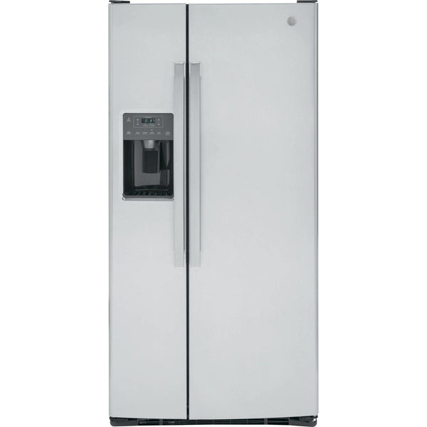 GE 33-inch, 23 cu. ft. Side-By-Side Refrigerator with Dispenser GSS23GYPFS IMAGE 1