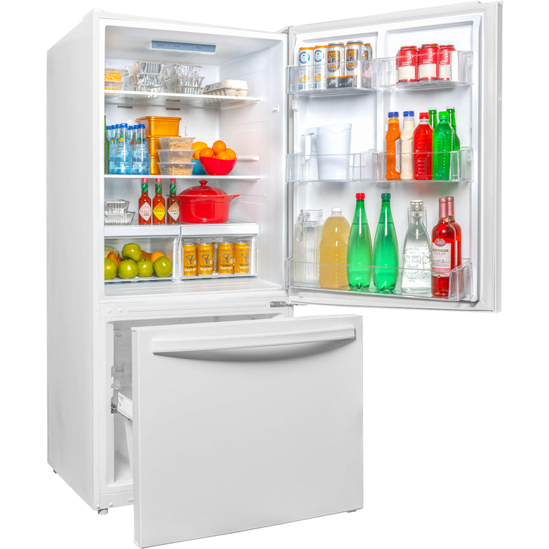 Danby 30-inch, 18.7 cu. ft. Bottom Freezer Refrigerator DBM187E1WDB IMAGE 2