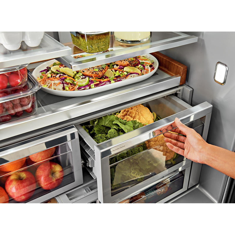 KitchenAid French 3-Door Refrigerator with External Water and Ice Dispensing System KRFF577KBS IMAGE 13