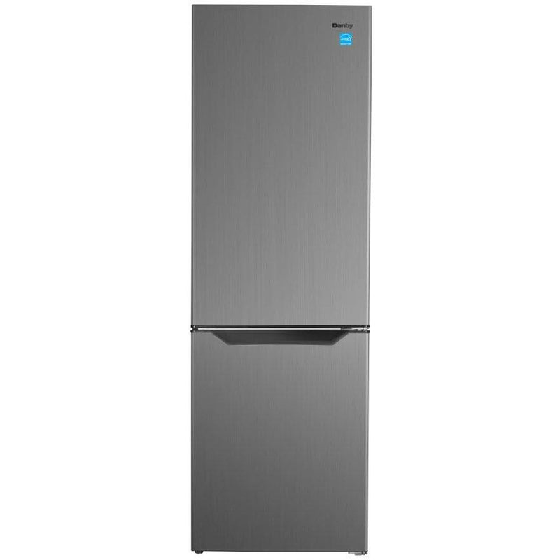 Danby 24-inch, 10.3 cu.ft. Freestanding Bottom Freezer Refrigerator with LED Lighting DBMF100B1SLDB IMAGE 1