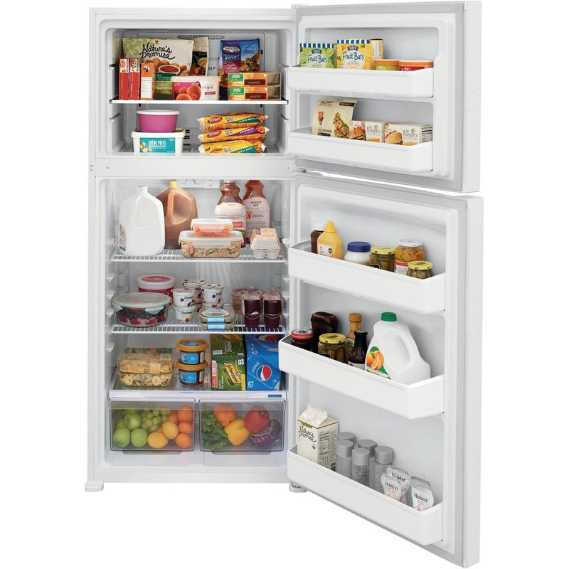 Frigidaire 30-inch, 18.3 cu.ft. Freestanding Top Freezer Refrigerator with LED Lighting FFTR1814WW IMAGE 5