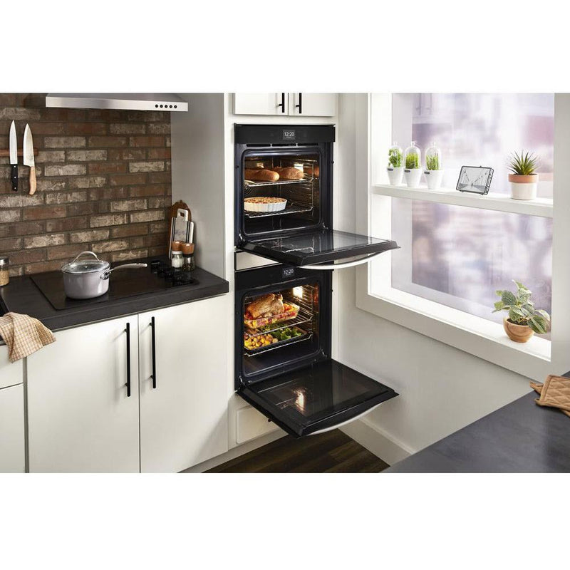 Whirlpool 24-inch, 5.8 cu. ft.  Double Wall Oven with True Convection Technology WOD52ES4MZ IMAGE 12