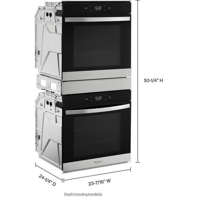 Whirlpool 24-inch, 5.8 cu. ft.  Double Wall Oven with True Convection Technology WOD52ES4MZ IMAGE 6